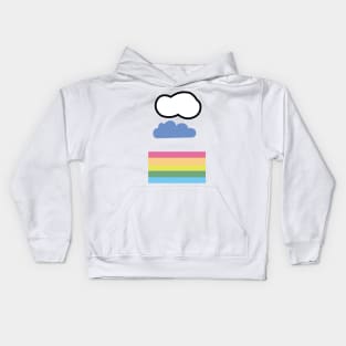 Happy Rainbow Cloud Cloud no.3 Kids Hoodie